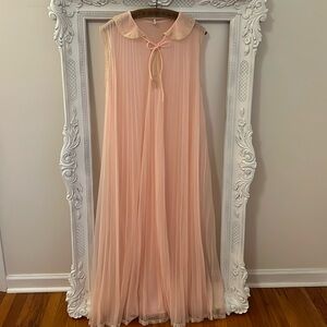Vintage 1960’s  Elegant Pink Sleeveless Gown size Medium